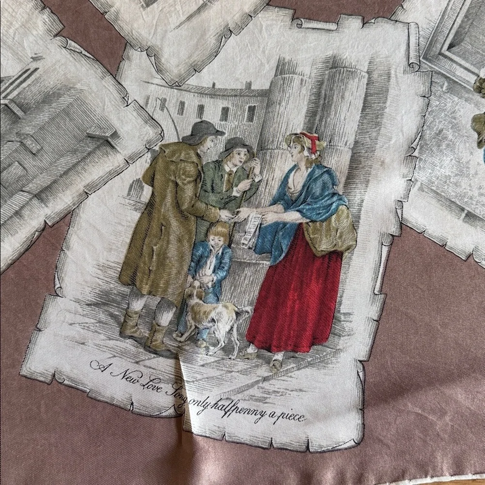 Thirkell Vintage Cries Of London Scarf